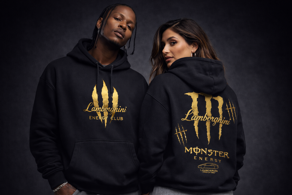 ANTYON Monster x Lambo Gold Claw Oversized Hoodie