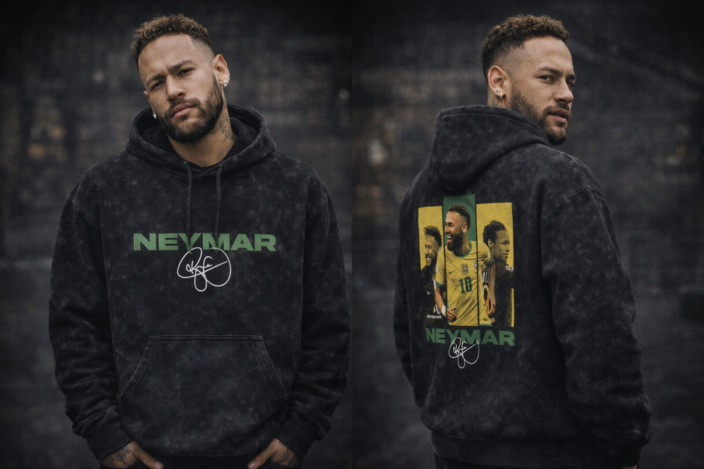 Vintage Acid Wash Football Icon Hoodie – Oversized Streetwear  ANTYON
