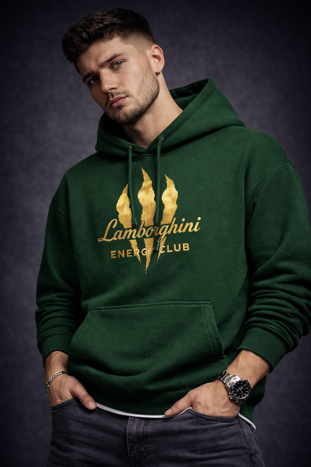 ANTYON Monster x Lambo Gold Claw Oversized Hoodie