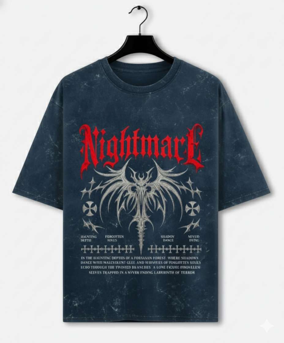 ANTYON — Unisex Acid Washed Oversized Tee