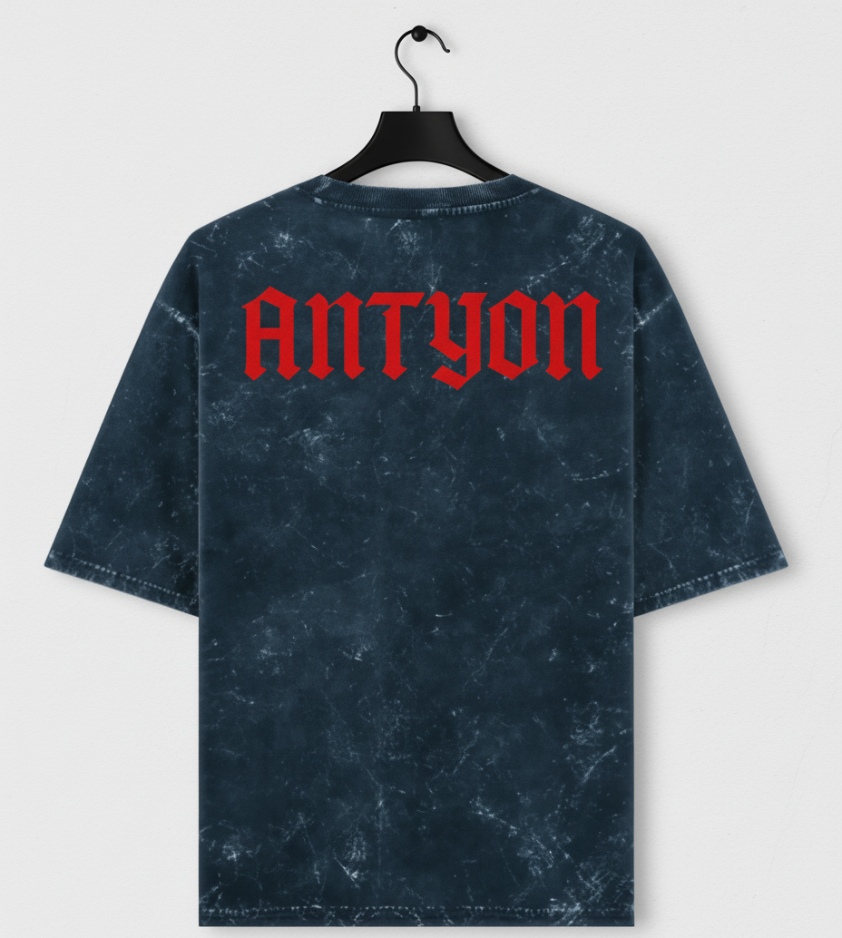 ANTYON — Unisex Acid Washed Oversized Tee
