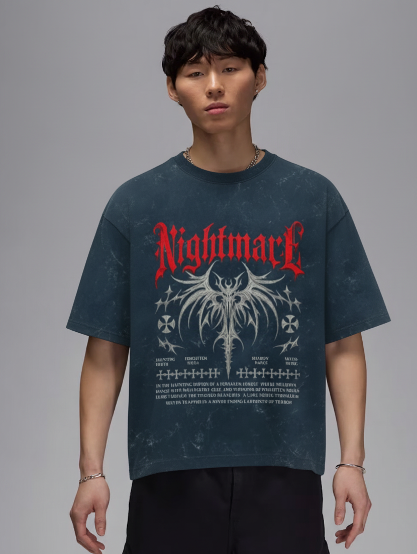 ANTYON — Unisex Acid Washed Oversized Tee