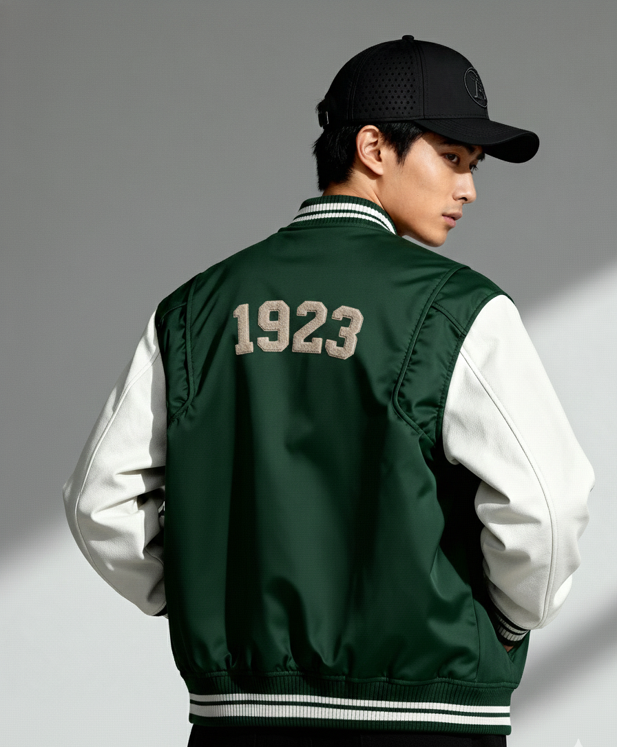 ANTYON Premium Embroidered Varsity Jacket