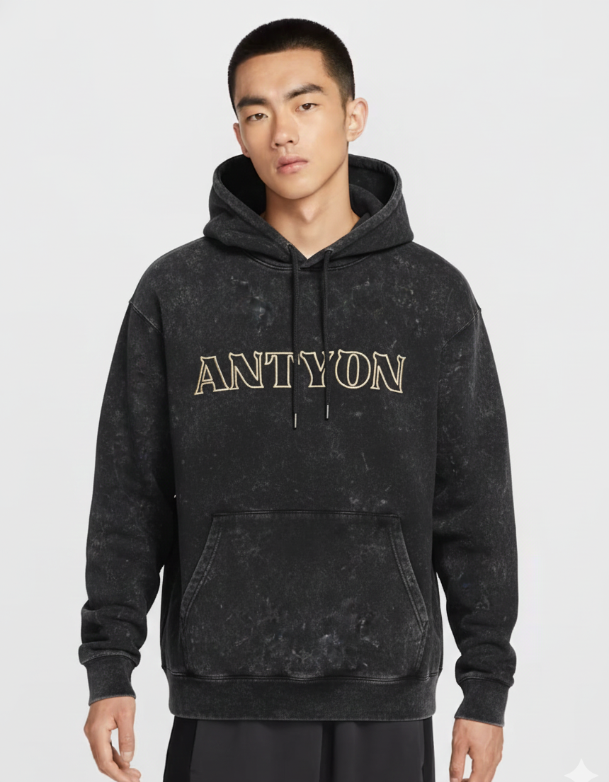 Unisex Acid Washed Hoodie — Dragon Edition