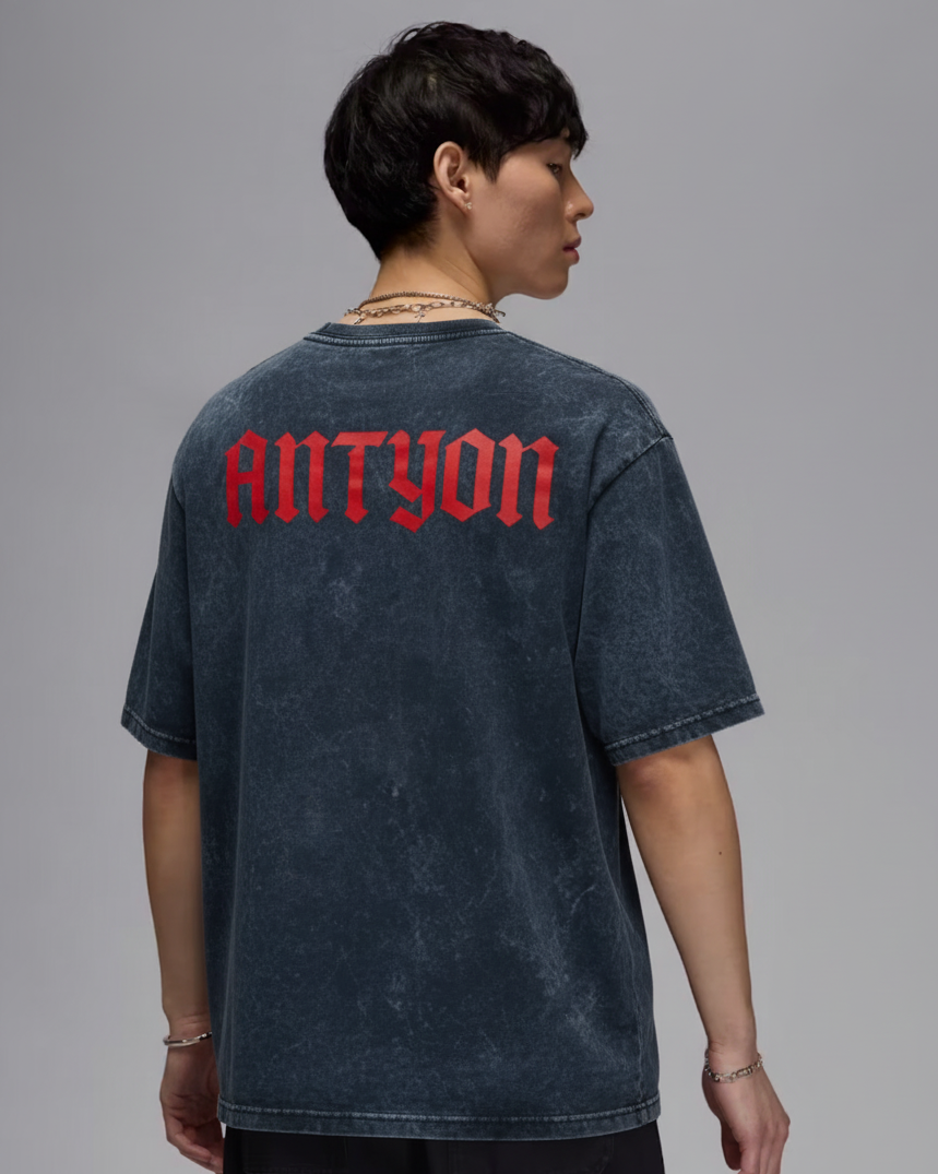 ANTYON — Unisex Acid Washed Oversized Tee