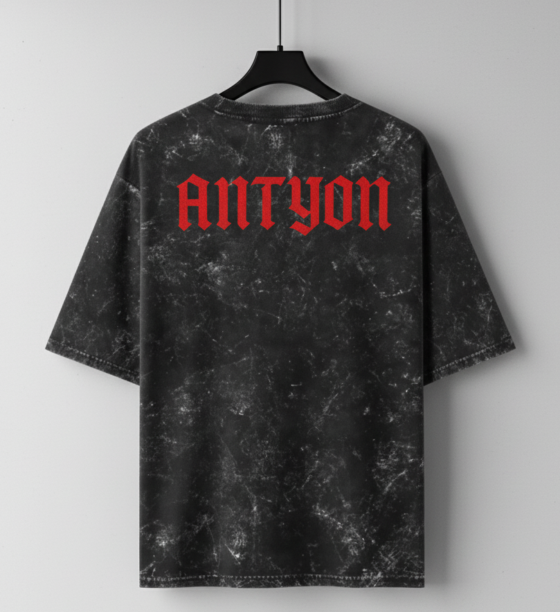 ANTYON — Unisex Acid Washed Oversized Tee
