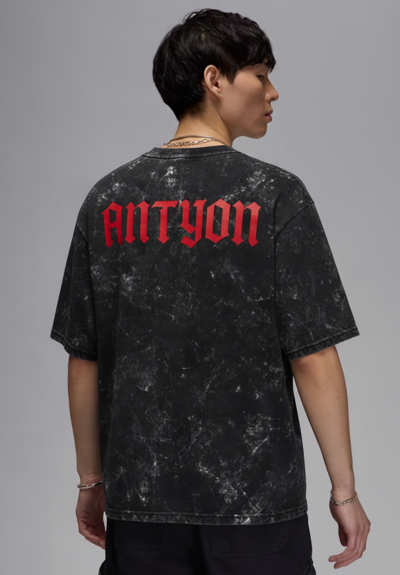 ANTYON — Unisex Acid Washed Oversized Tee