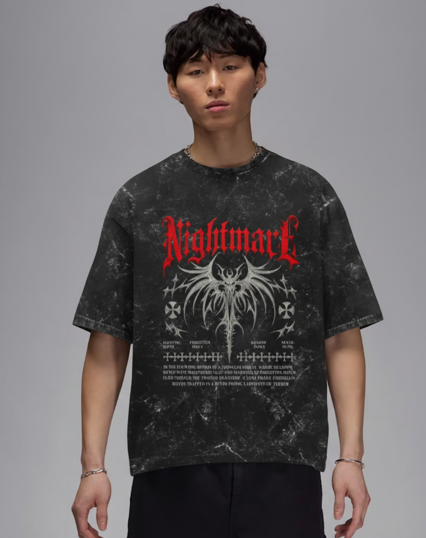 ANTYON — Unisex Acid Washed Oversized Tee