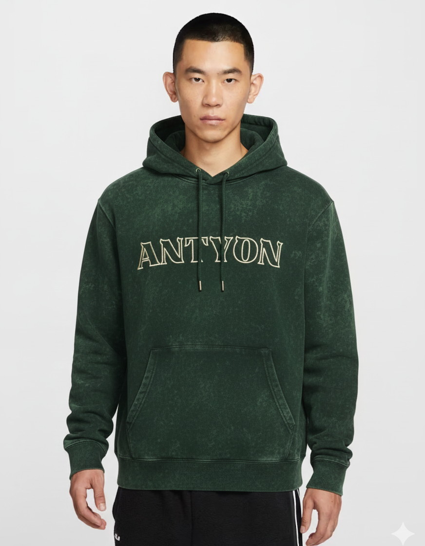 Unisex Acid Washed Hoodie — Dragon Edition